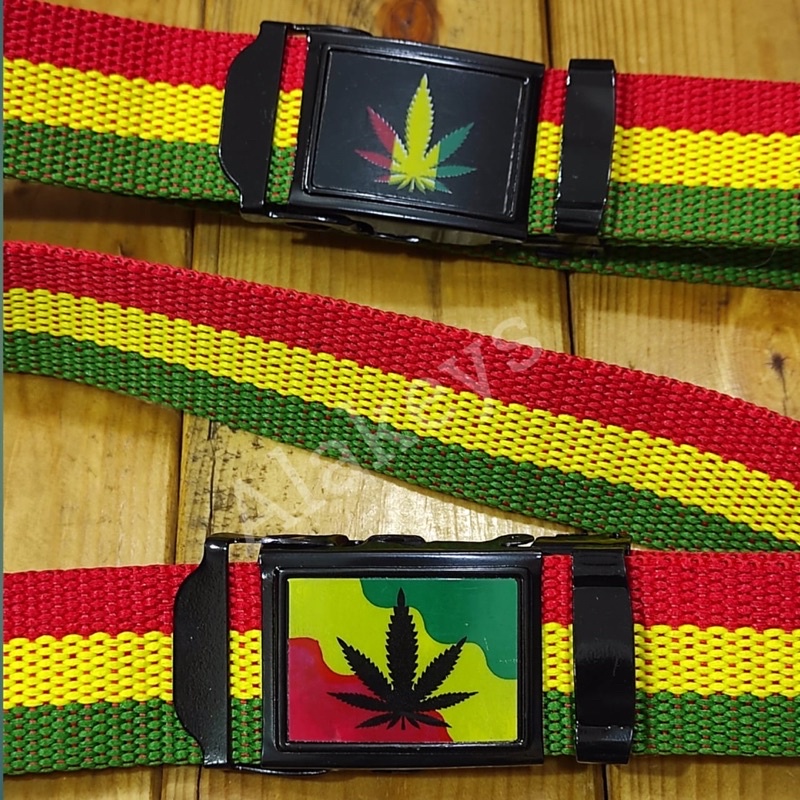 Sabuk gesper ikat pinggang gaul model Bob marley