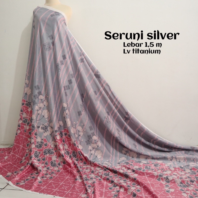 Seruni series✨ kain silk per 0,5 meter