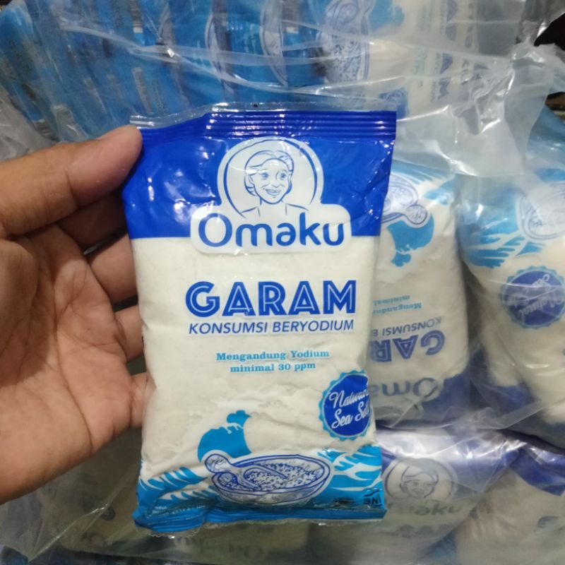 garam konsumsi 250gr garam bumbu masak garam siap pakai garam beryodium garam dapur garam omaku
