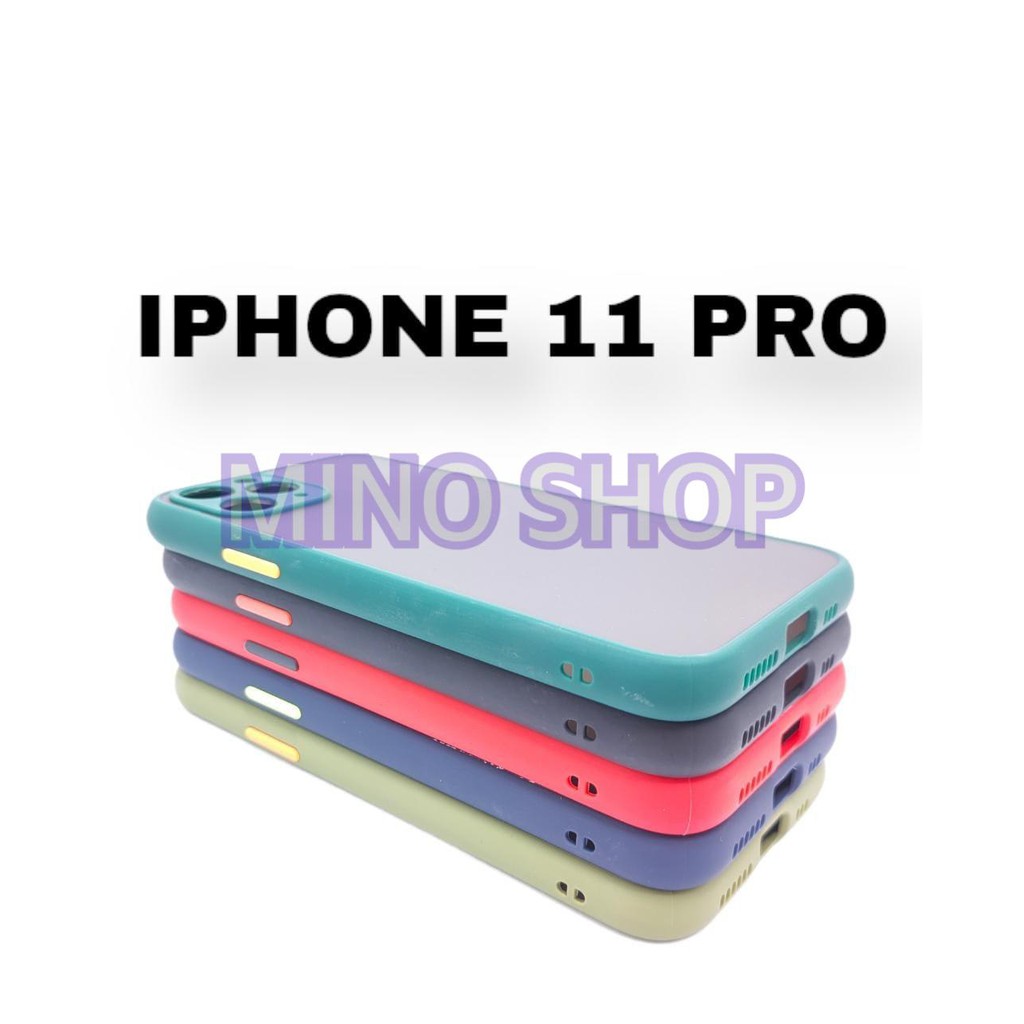 SOFTCASE IPHONE 11 PRO - HARDCASE DOVE MYCHOICE PLUS PELINDUNG KAMERA - AERO CASE