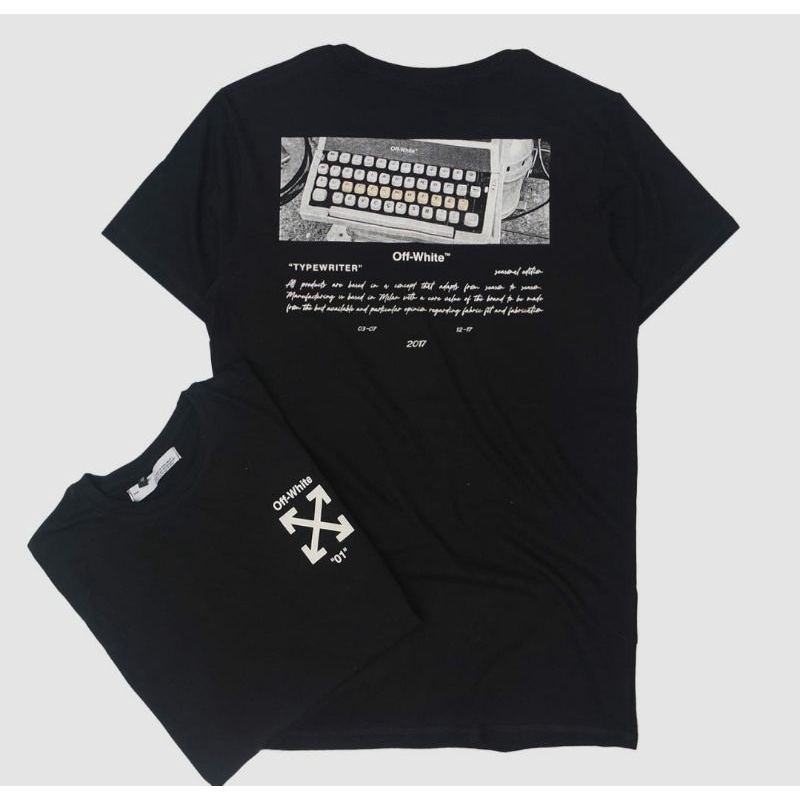 moxsa second store-kaos pria off white kaos off white pria kaos pendek off white