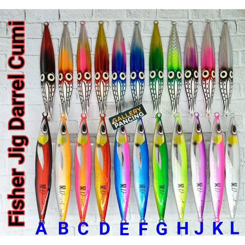 Metal Jig Fisher Jig Darrel Cumi 200g