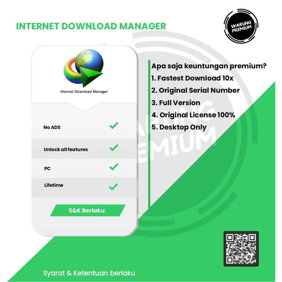 Jual INTERNET DOWNLOAD MANAGER / IDM FULL VERSION 2022 | Shopee Indonesia