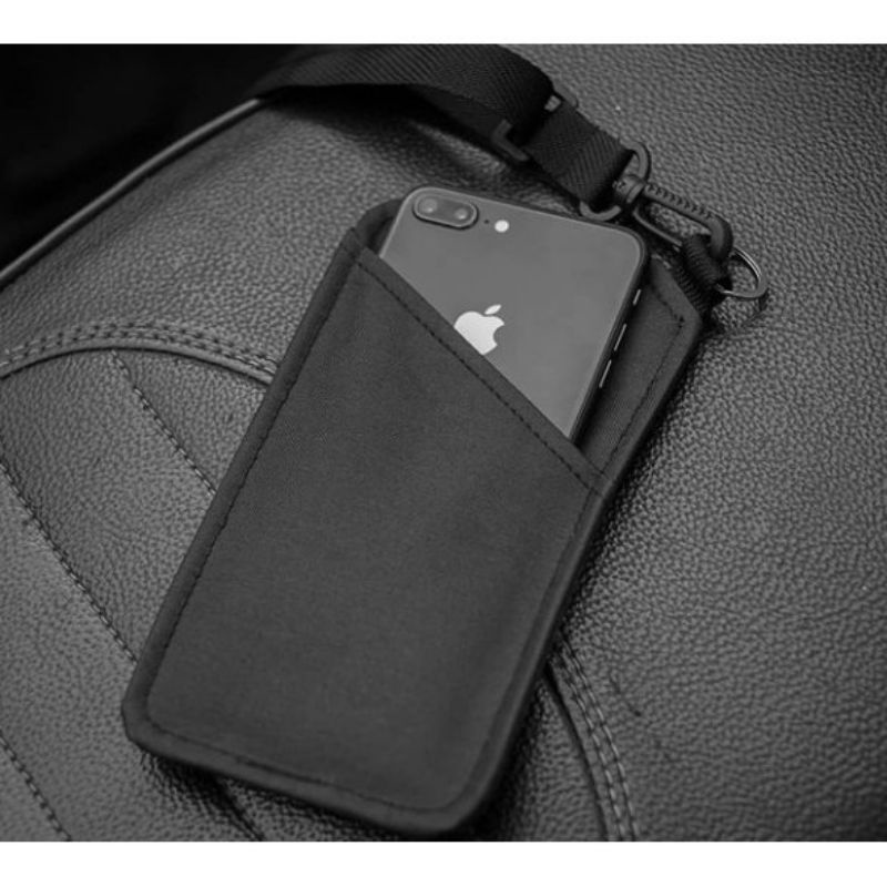 Tas HP kalung leher pria wanita/dompet kartu d300