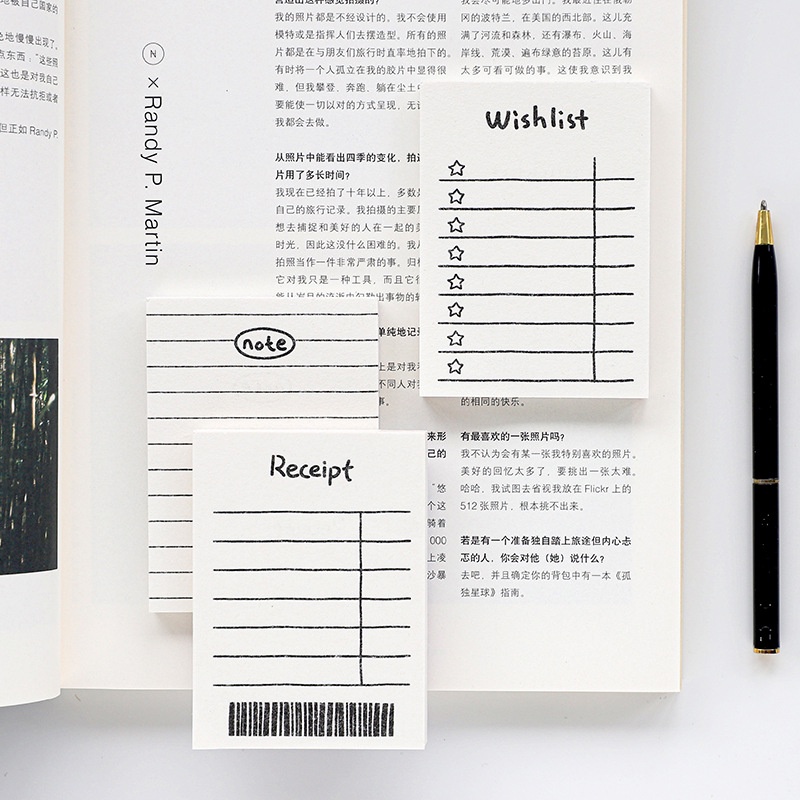 50 Lembar / set Sticky Note / Memo Pad Untuk Diary