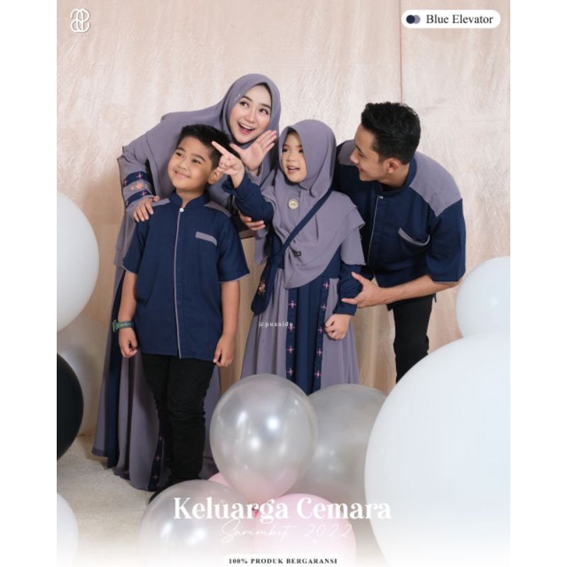 Sarimbit Keluarga Cemara Dres Kids By Puan/Sarimbit Lebaran 2022