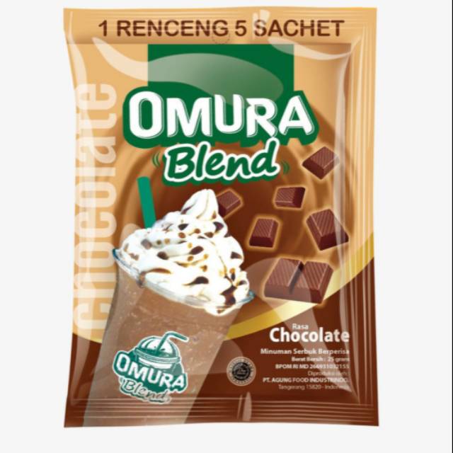

[10 Pcs] Omura Blend Rasa Chocolate / Ice Blender