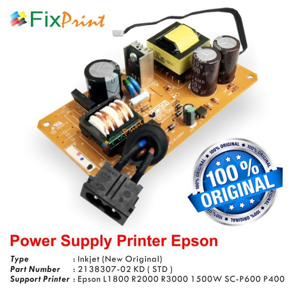 Adaptor Printer Epson L1800 R2000 R3000 1500W SC P600 SC P400 Original