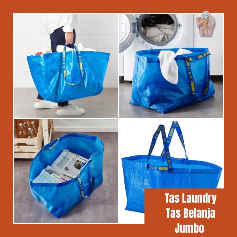 Tas Laundry Jumbo IKEA Tas Belanja Jumbo Tas Jinjing Jumbo