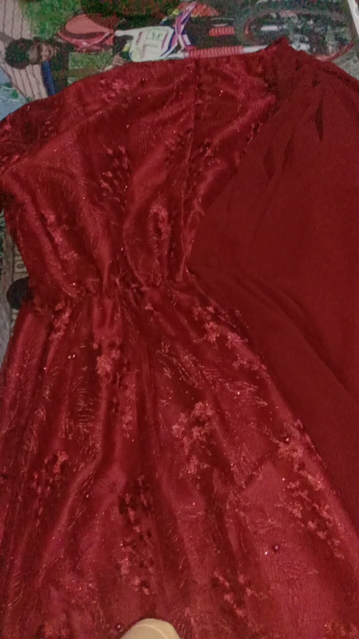 (promo) Nayaka Batik - Maxi Dress Syakila Mutiara | Gamis Brukat | Baju Lebaran | Maxi Farasya #2