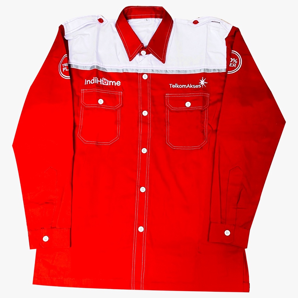 Produk Baju INDIHOME Seragam Telkom Lengan Panjang Kualitas Bagus AMERICAN DRILL AM1919