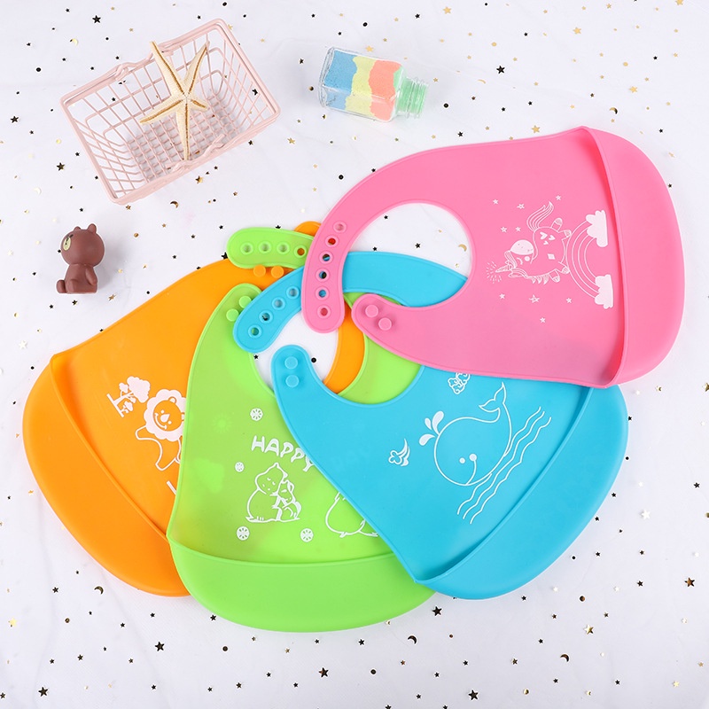 Celemek Makan Bayi/Celemek Bayi Bayi Karet Silikon Bib/C 192