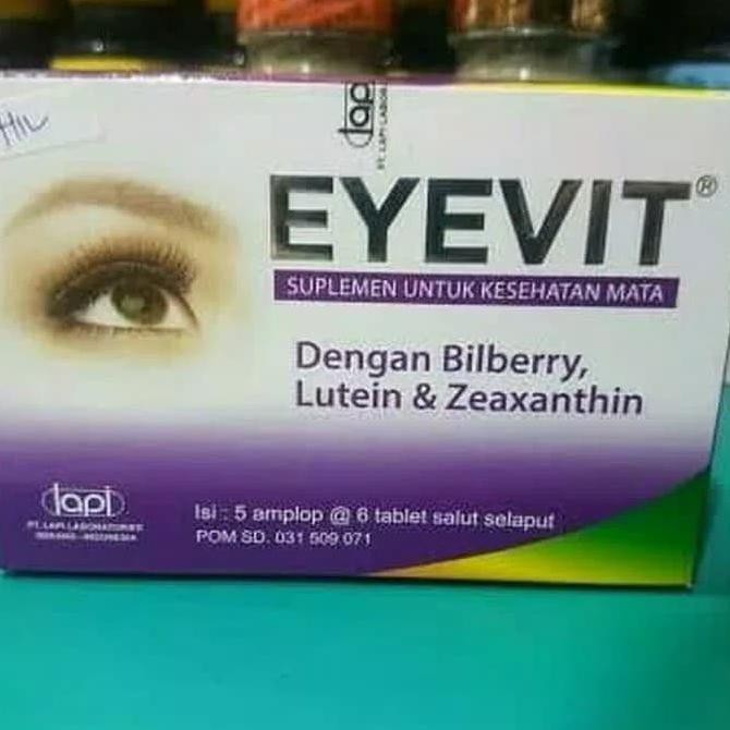 eyevit/suplemen mata/vitamin mata minus plus dan kelelahan