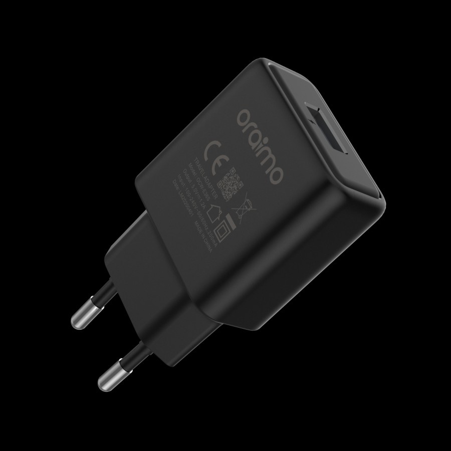 Oraimo Compact Charger Fast Charging dengan Kabel Micro USB OCW-E36S
