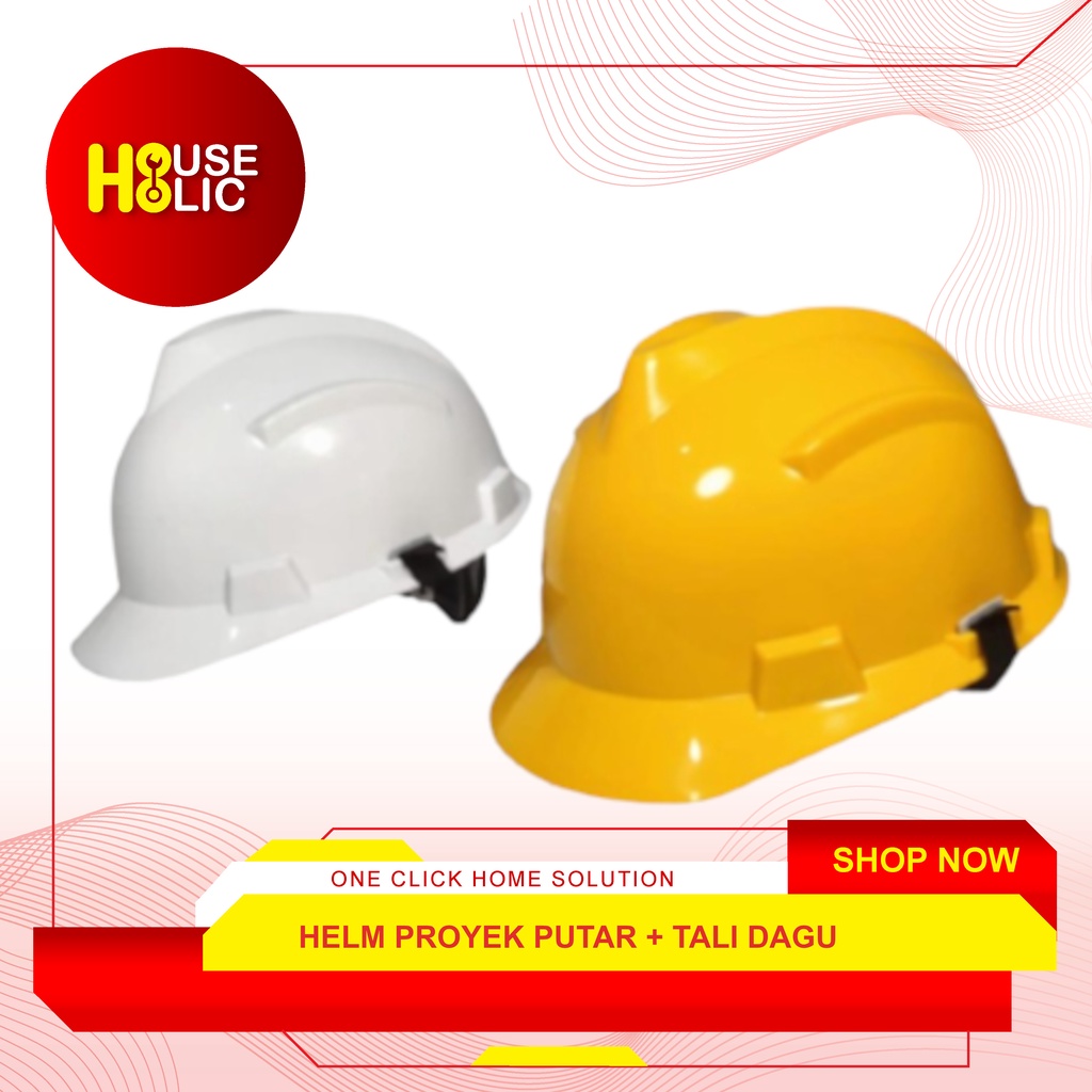 Helm Proyek Model Putar / Safety Helmet Fasttrack Plus Tali Dagu