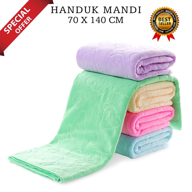 Handuk Mandi Dewasa Handuk Hotel Premium 70x140 Handuk Termurah Terlaris (H9)