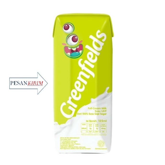 

Greenfields Uht 125Ml 1 Karton Isi 40Pcs(Chocomalt,Strwbrry/Fullcream) Hot