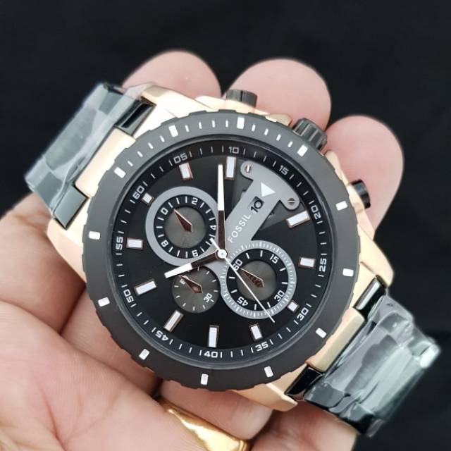 Jam tangan sport cowok pria chrono variasi mirip alexandre christie ac6455