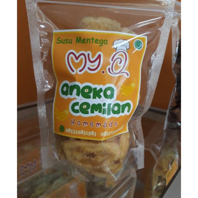 

Keripik pisamg renyah aneka rasa "SUSU METEGA