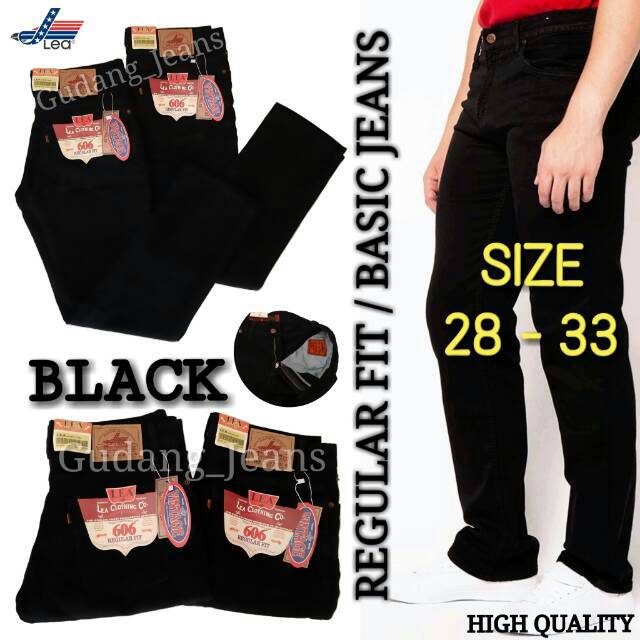 Celana Jeans Lea Panjang Pria / Regular Jeans Lea / Lea Straight Jeans Pria / Basic Jeans Lea Pria