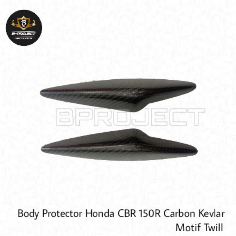 Body Protector Honda CBR 150R asli Carbon Kevlar