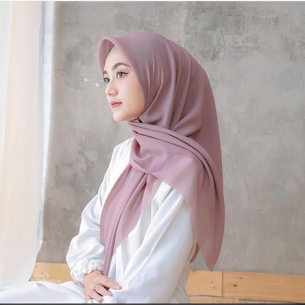 [TERMURAH &amp; BISA GROSIR] Jilbab Segiempat BELLA SQUARE LASERCUT Warna Lengkap / Hijab Bella Laser Bahan Double Hycount / kerudung bella laudya square /jilbab laser BISA COD