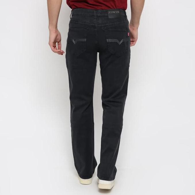 New Product Edwin Celana Jeans Edw 110-17 D. Grey Regular Fit Pria Panjang Abu-Abu - Abu -Abu Tua,