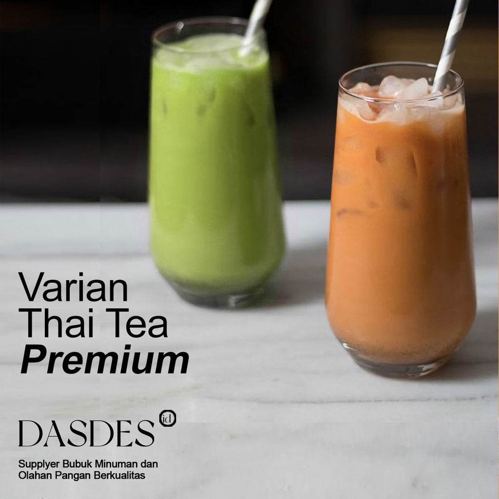 

BUBUK MINUMAN THAI TEA | BUBUK INSTAN | BUBUK DASDES | 1 PACK 20 PCS - DASDES Powder Drink