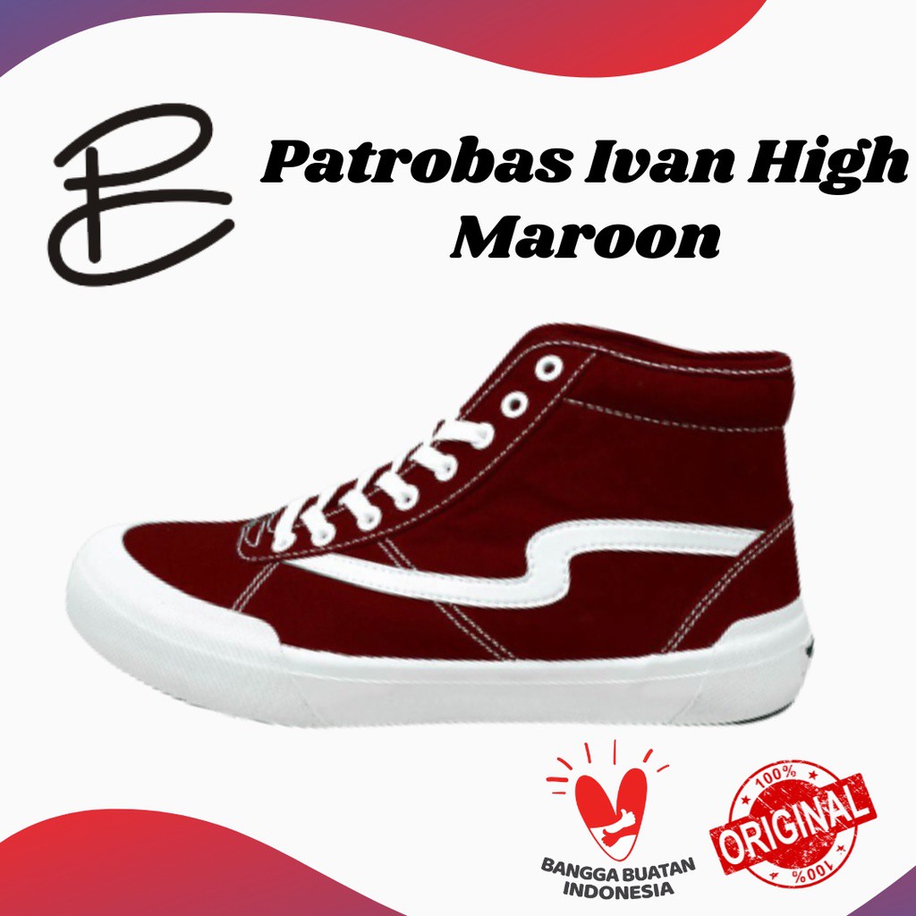 PATROBAS IVAN HIGH MAROON / PATROBAS ORIGINAL