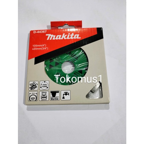 MAKITA D- 44367 DIAMOND WHEEL MATA POTONG MARBLE KERAMIK GERINDA 4&quot;