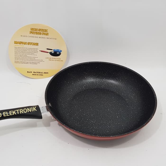 Wajan Penggorengan Fry Pan Teflon Anti Lengket 26 cm MAIFAN frying pan 26cm (sinda 6152) tebal