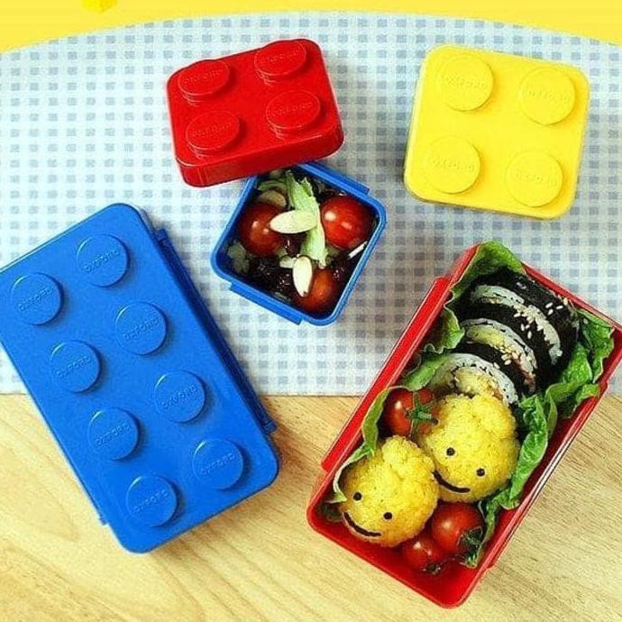 Technoplast Big Block Lunch Set Wadah Kotak Bekal Makan Anak Lunchbox