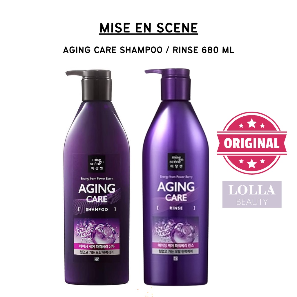 MISE EN SCENE - Aging Care Shampoo / Rinse 680 ml