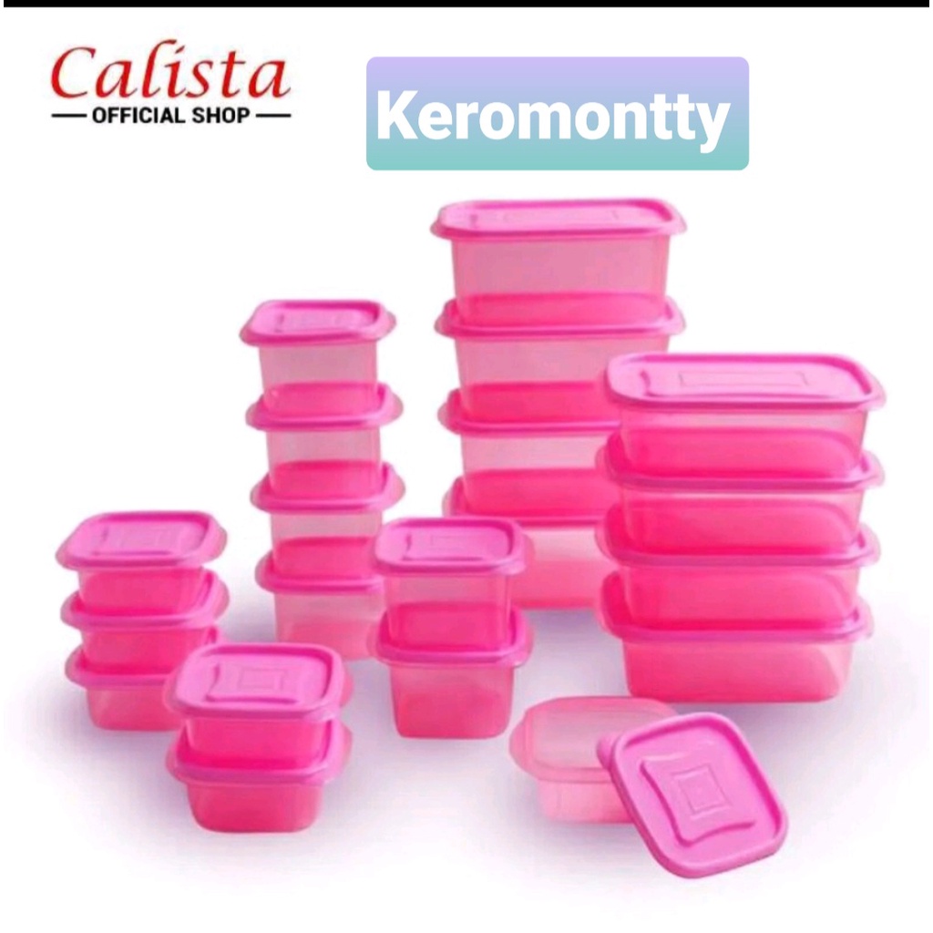 Oita Calista Wadah Makanan Sealware/Oita Toples set Isi 10 pcs