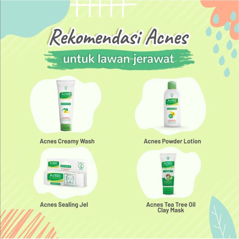 Acnes Natural Care Oil Control Series Face Wash I Milk Cleanser I Toner Wajah  I Powder Lotion I Cream Jerawat