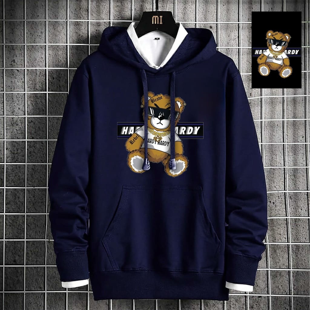 IN.BISA COD/JHOSE/SWEATER HOODIE BEAR HARDY/HOODIE LENGAN PANJANG/TERMURAH