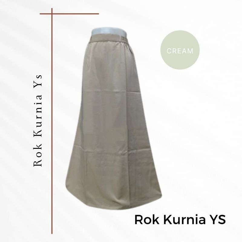 Rok Dasar Kurnia Ys. Pinggang Karet Ukuran standar (S,M,L,XL)-6