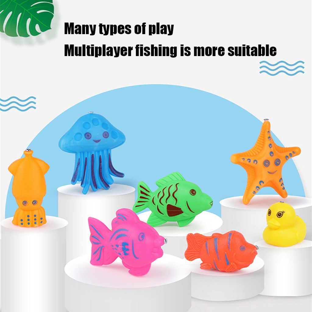 26PCS Play Water &amp; Magnetic Fishing Game Summer Toy Pool Set - A122