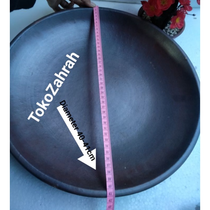 Cobek Tanah Liat JUMBO diameter 40-41cm /Cobek Tanah Liat Besar (Sudah  + peti kayu)