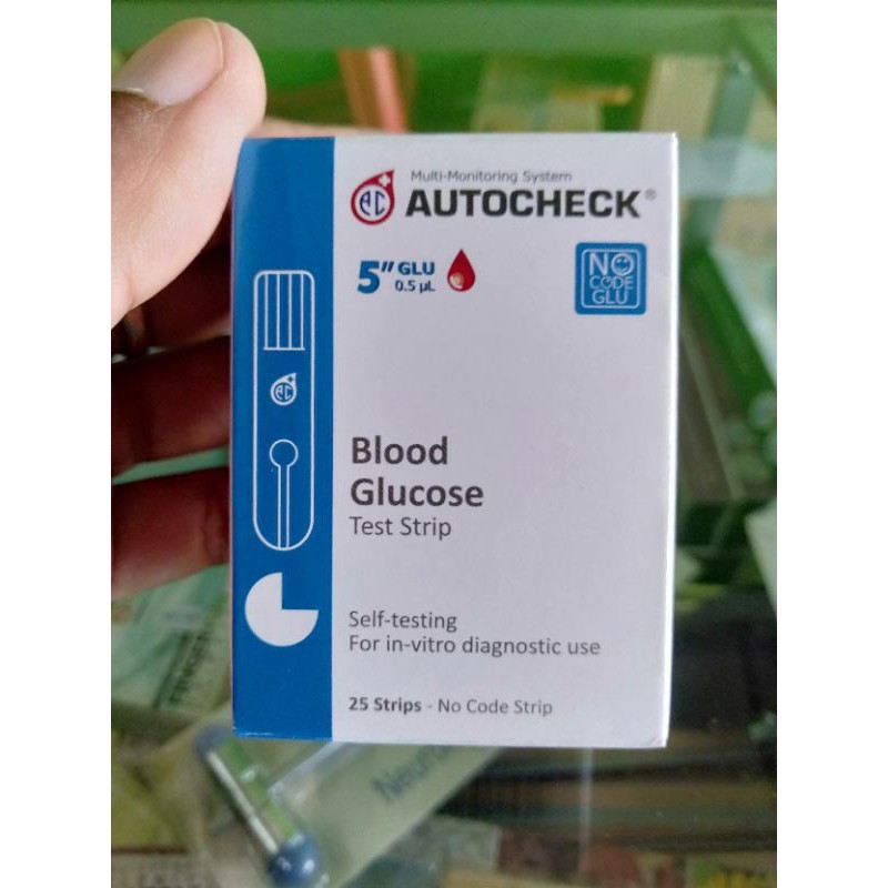 Cek Gula  Darah Autocheck. Strip Cek Gula Autocheck.  Autocheck Glucose