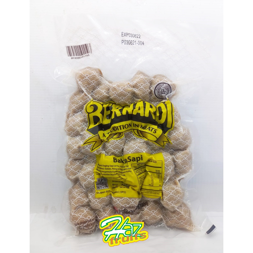 

Bernardi Bakso Sapi 50pcs Kecil 360 gr