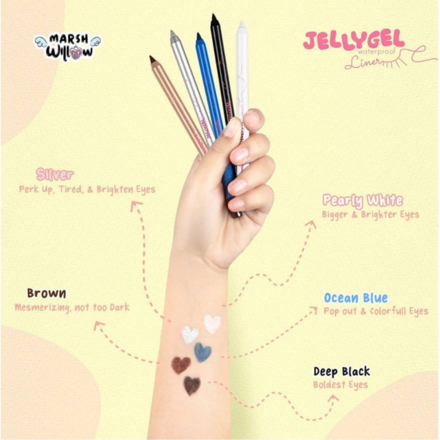 Marshwillow Jelly Gel Waterproof Eyeliner