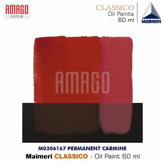 MAIMERI CLASSICO - OIL PAINT - PERMANENT CARMINE - 60ML - M0306167