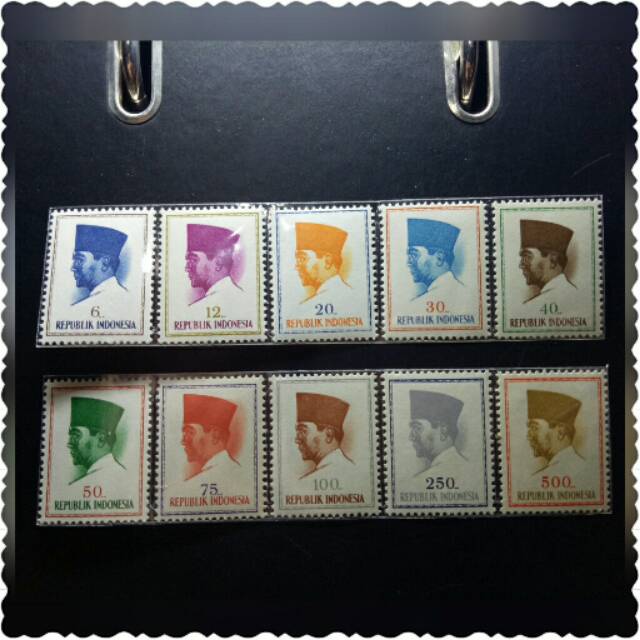 Paket Perangko Kuno Indonesia Ir.Soekarno 1951 - M27