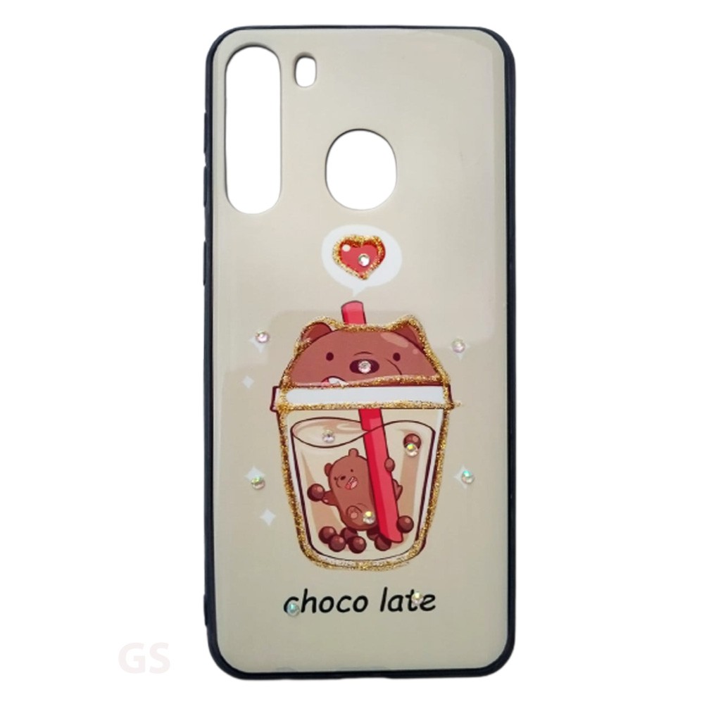 Hardcase Fuze Diamond Glitter Karakter case SAMSUNG A21 Premium Quality