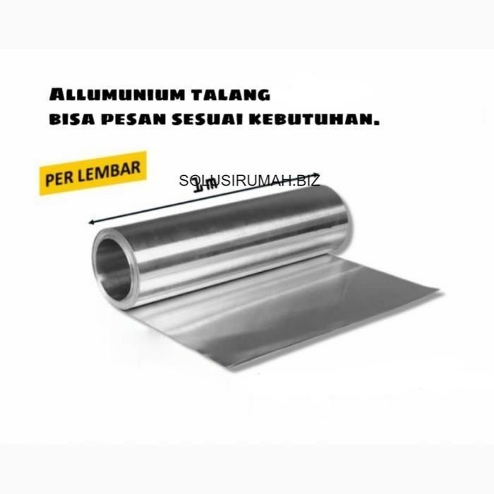 permeter L1m alumunium 0,3mm talang 0.3 mm plat 0,3 mm 03mm 03 mm