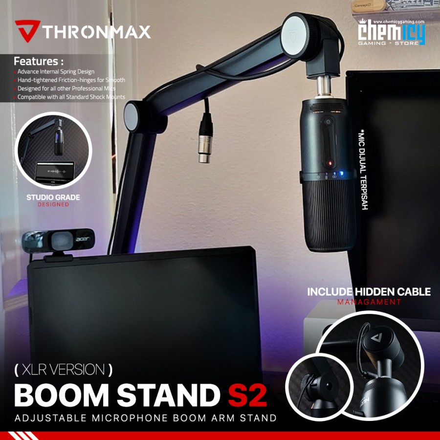 Thronmax Caster S2 XLR Microphone Boom Stand