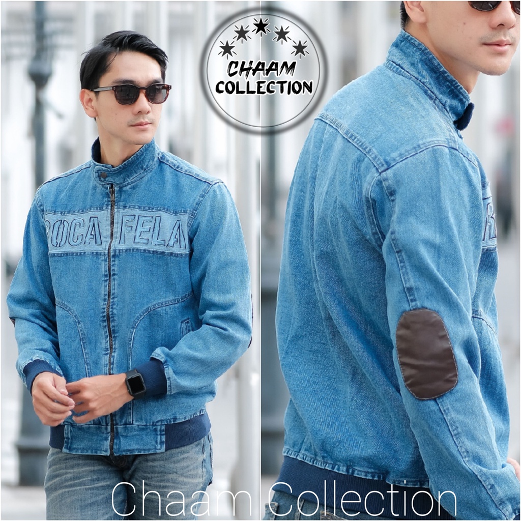 NEW 2021 Jaket Denim Shanghai Bertudung|Jaket Jeans Denim New Fashion Unisex-Rocadada Blitz