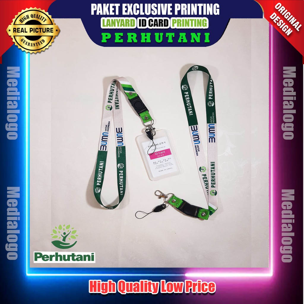 

Lanyard Id Card Printing PERHUTANI - PAKET LENGKAP EXCLUSIVE