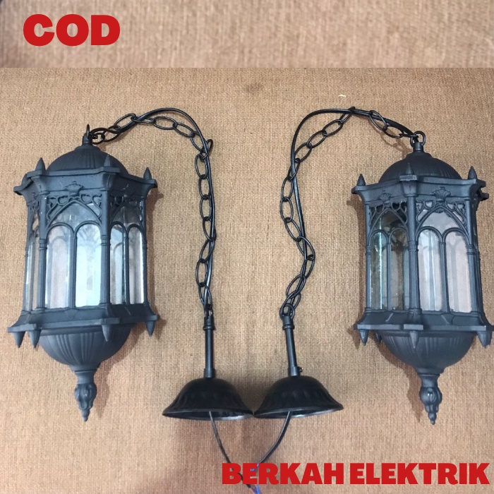 Lampu gantung Minimalis Taman Teras 5000 / 1000 lampu gantung antik Outdor Unik Klasik Minimalis